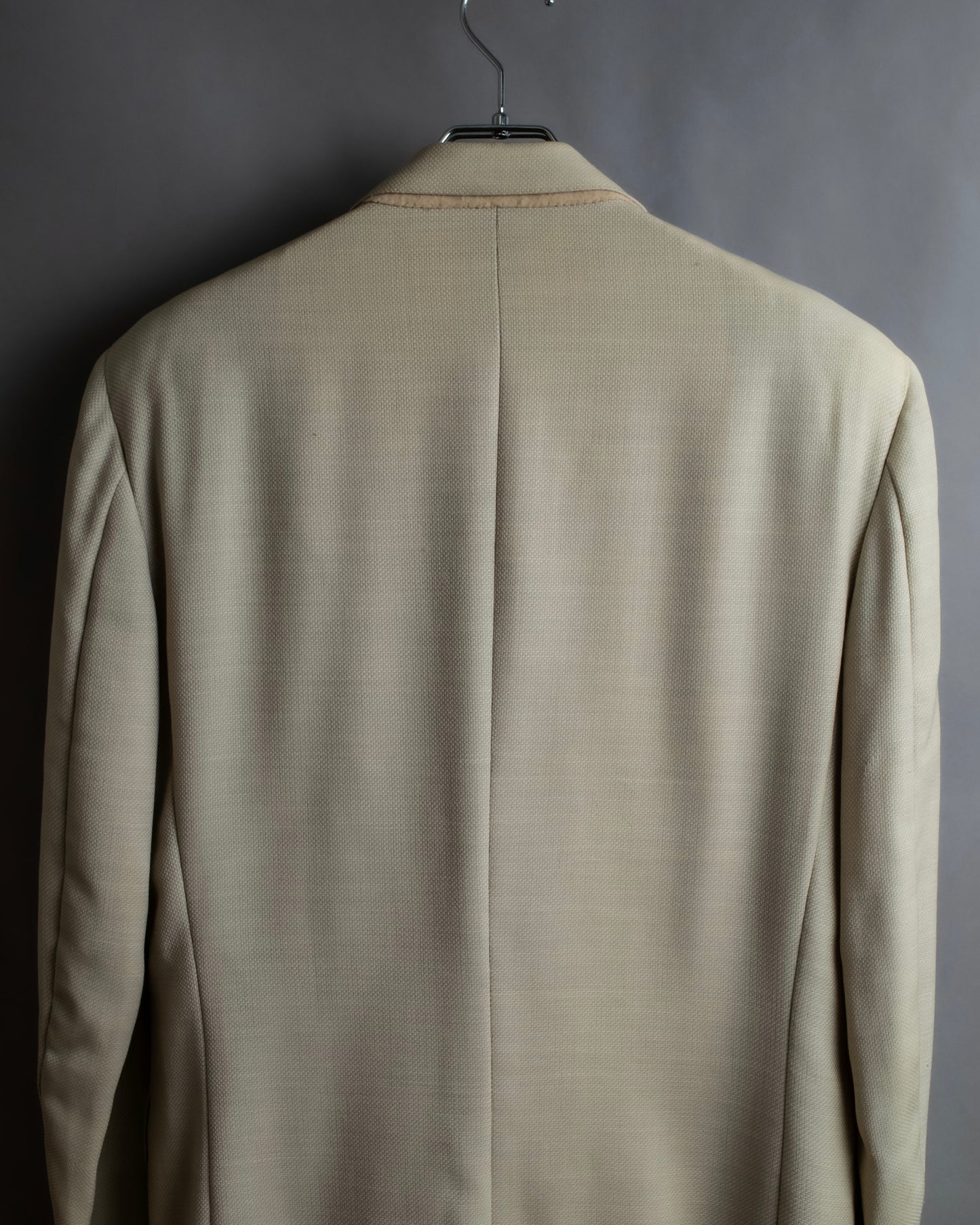 "CHRISTIAN DIOR MONSIEUR"
Peaked lapel double breasted wool tailored jacket