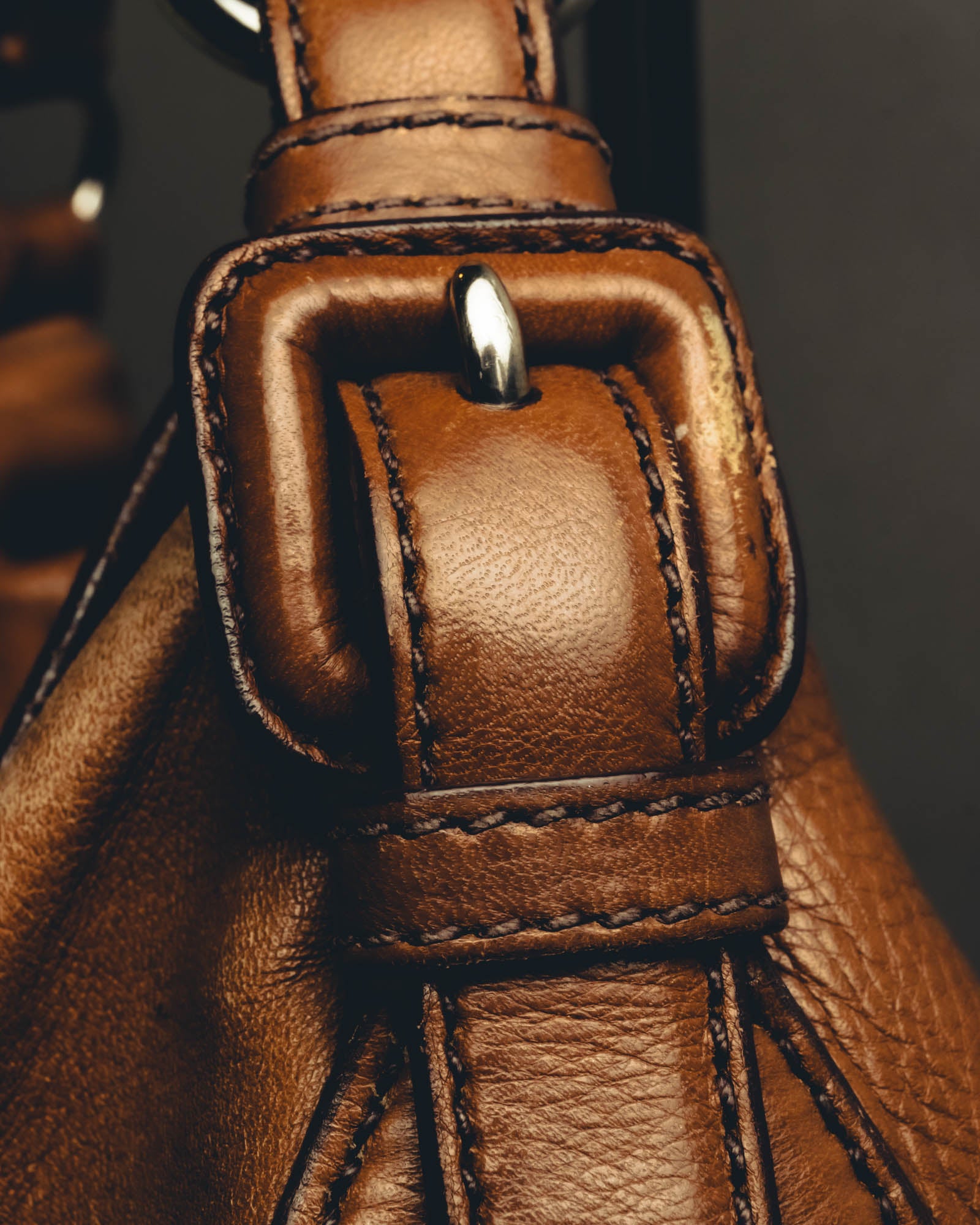 "JIL SANDER" Soft grained leather shoulder bag