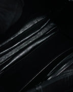 "GUCCI" 70’s boutique push lock box calf shoulder bag