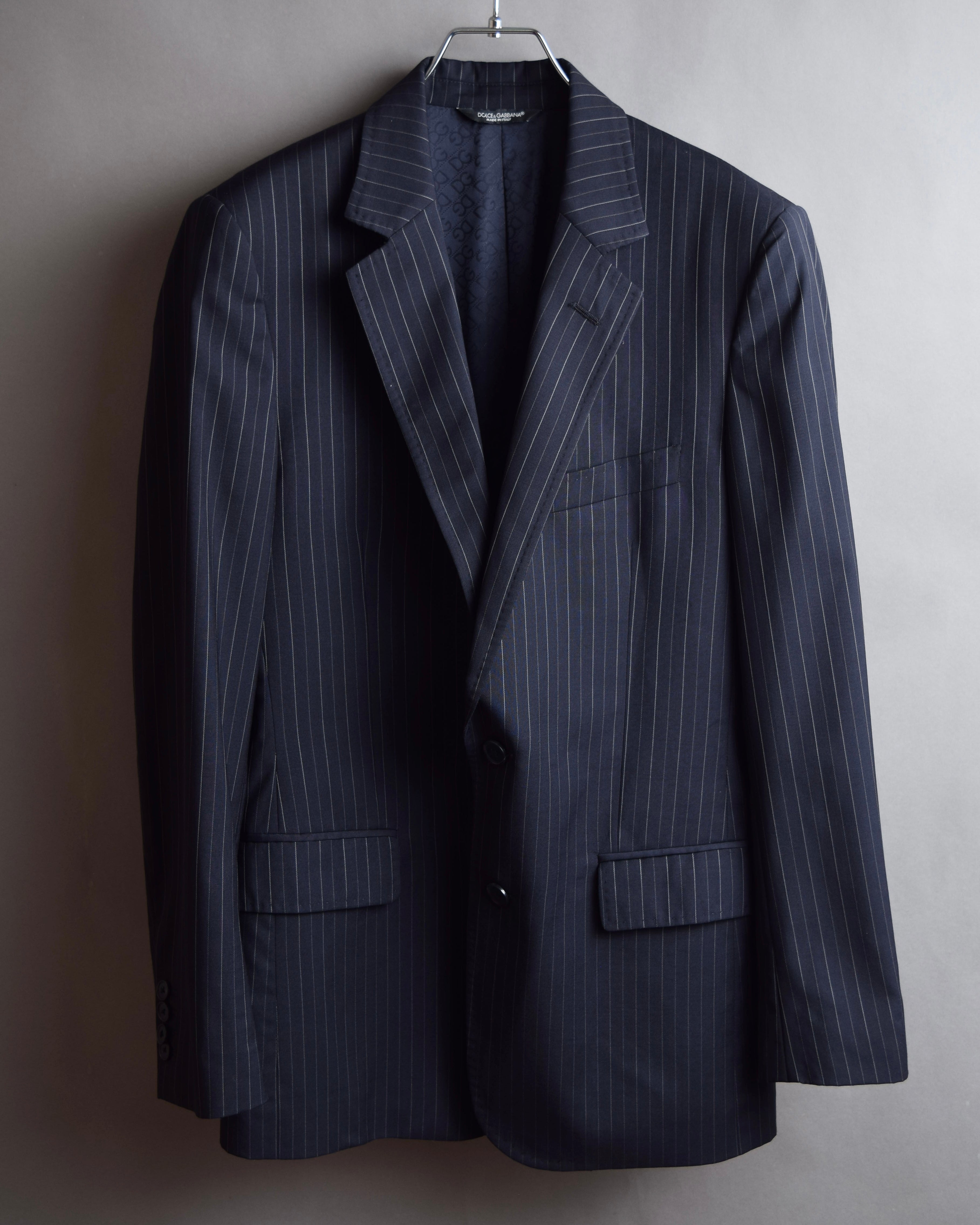 "Dolce & Gabbana" Pinstripe wool tailored jacket