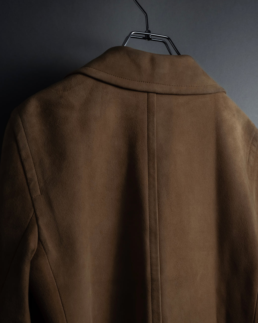 "CELINE" Relaxing design suede leather jacket