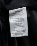 -SPECIAL- "CELINE" 1997-04's Michael Kors period minimal detail long chester coat