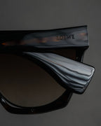 “LOEWE” 2018–2022 Futuristic shield acetate sunglasses