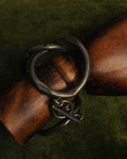 -SPECIAL- “Jean Paul Gaultier” 90’s-00’s sculptural gunmetal loop bracelet