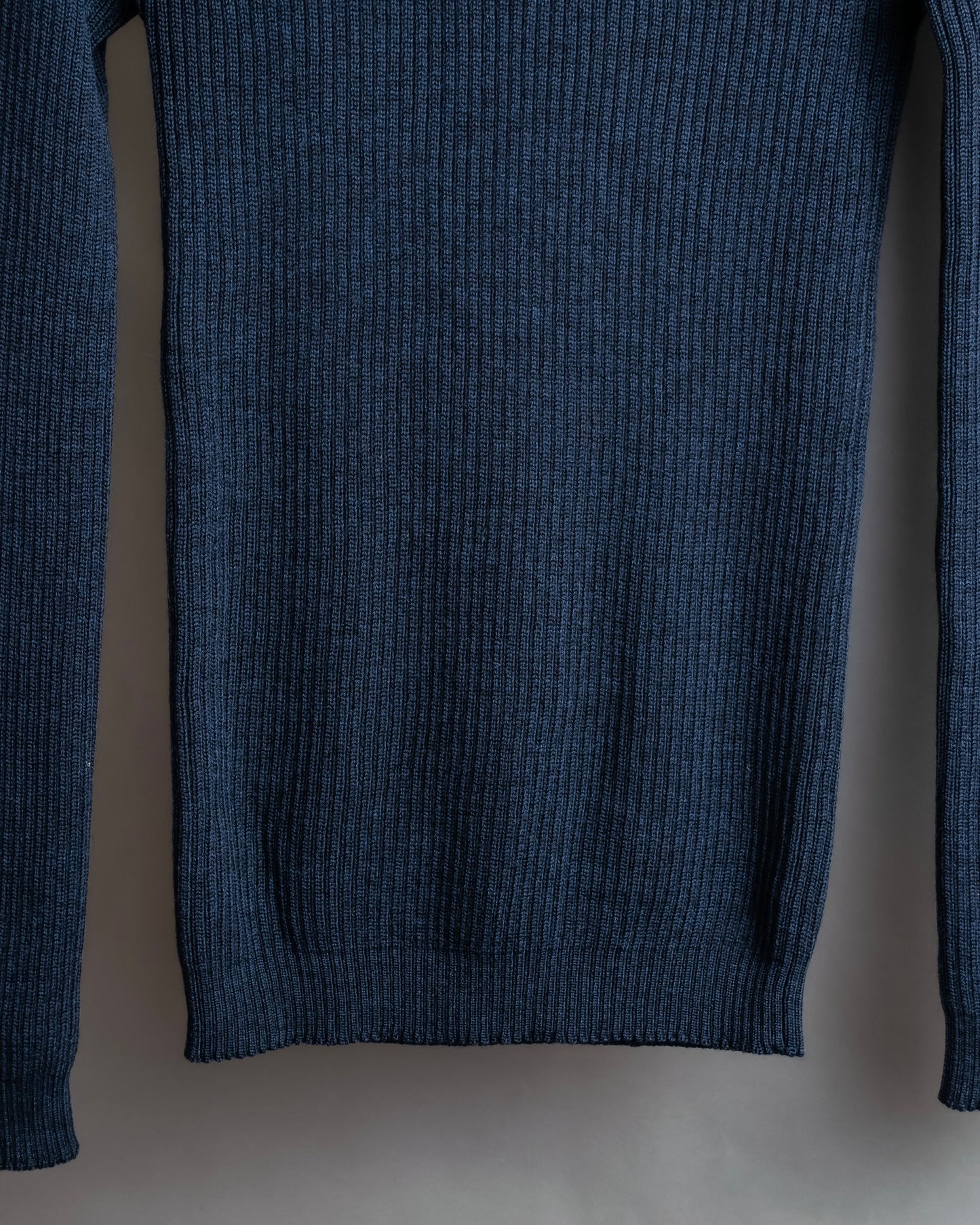 "GUCCI" Ribbed turtleneck fleece wool knit