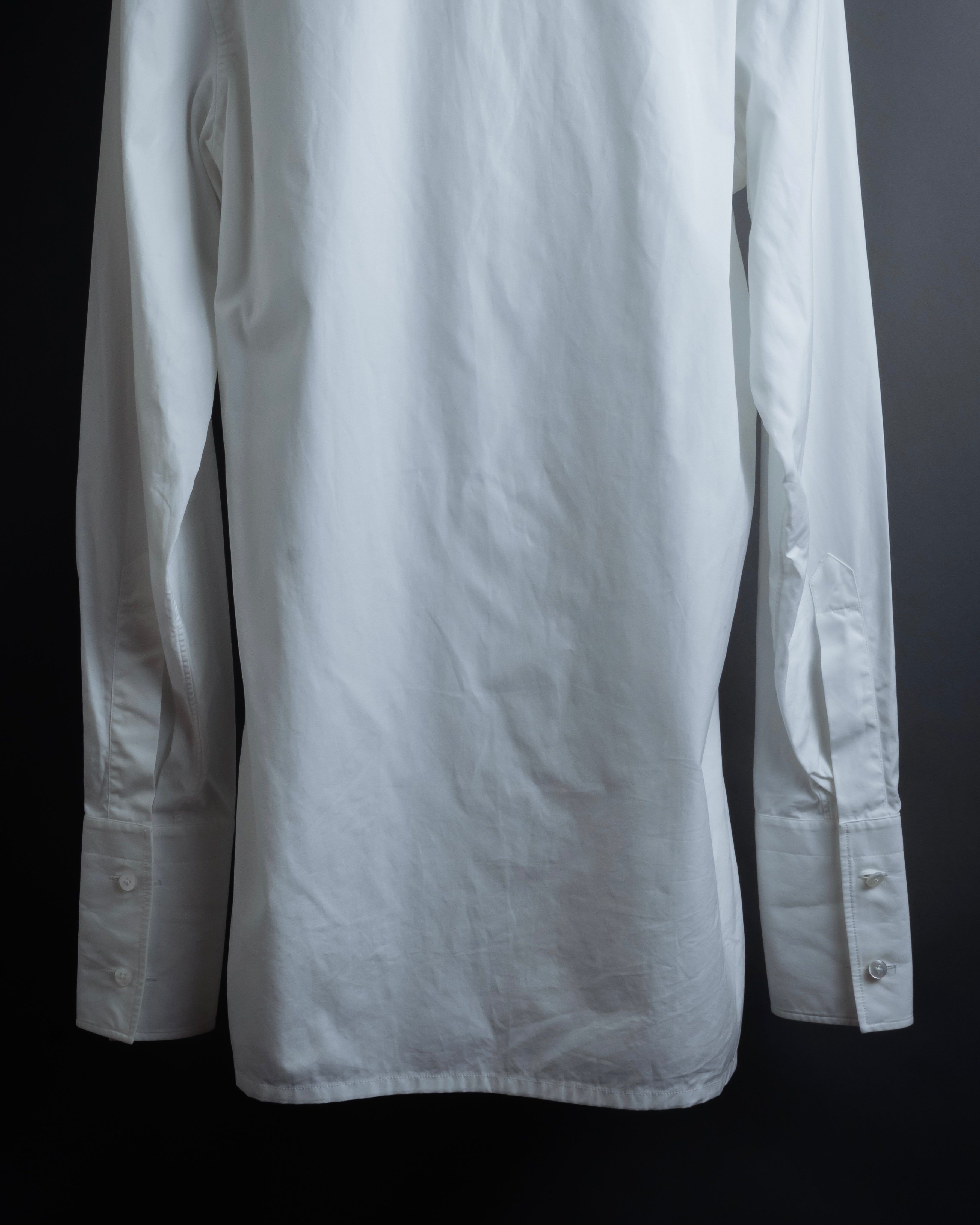 "MAISON MARGIELA" 20AW Long cuff design cotton white shirt