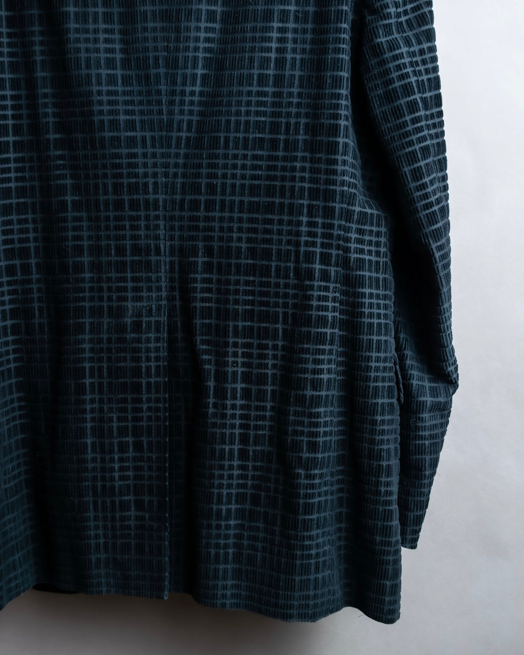 "DOLCE &amp; GABBANA" Checkered velvet tailored jacket