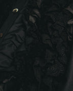 “tricot COMME des GARÇONS” 05AW Layered lace ruffle cotton blouse