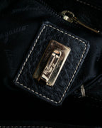 "Salvatore Ferragamo" Gancini motif design leather one-handle bag