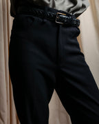 "BALENCIAGA" Beautiful draped full-length slacks