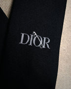 “DIOR” 2019- Logo embroidered narrow tie