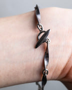 "GEORG JENSEN" Twisted detail silver bracelet