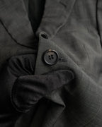 "PRADA" Sharkskin wool minimal tailoring set up