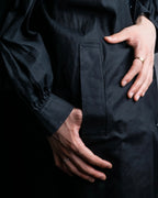 "YVES SAINT LAURENT" Black mode style shirt coat