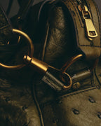 -SPECIAL- “YVES SAINT LAURENT” 00’s-10’s Ostrich leather top handle satchel