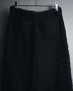 "tricot COMME des GARÇONS" 01AW textured tweed midi skirt