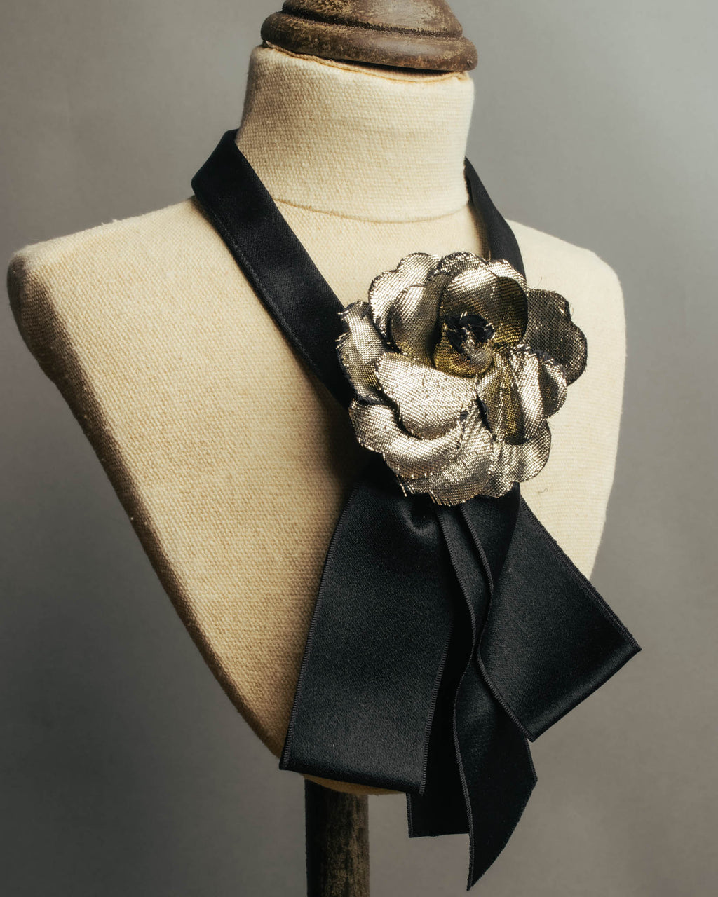 “CHANEL” 2010’s-2020’s camellia ribbon choker