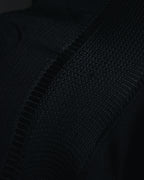 "Christian Dior BOUTIQUE" 2007’s draped viscose mesh-panel pullover