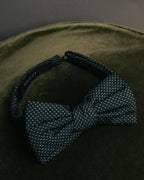 “GUCCI” 10’s Micro jacquard pre tied bow tie