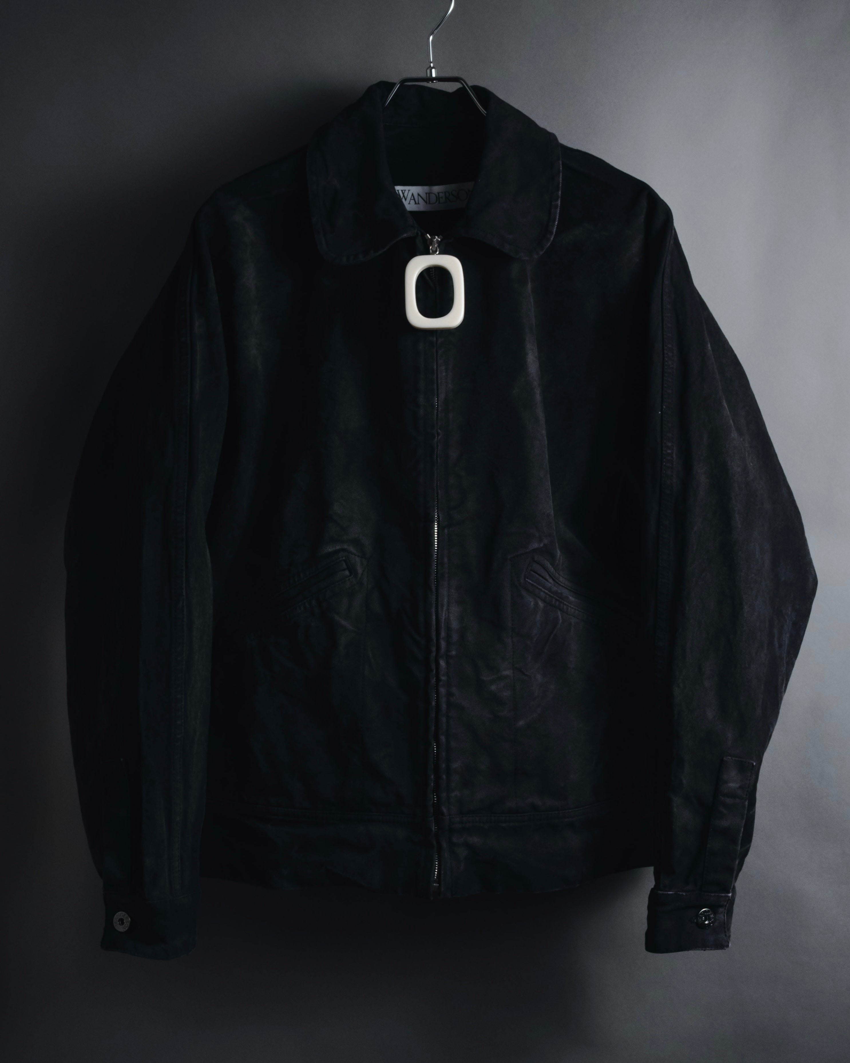 "JW ANDERSON" 20’s washed duck o ring zip blouson