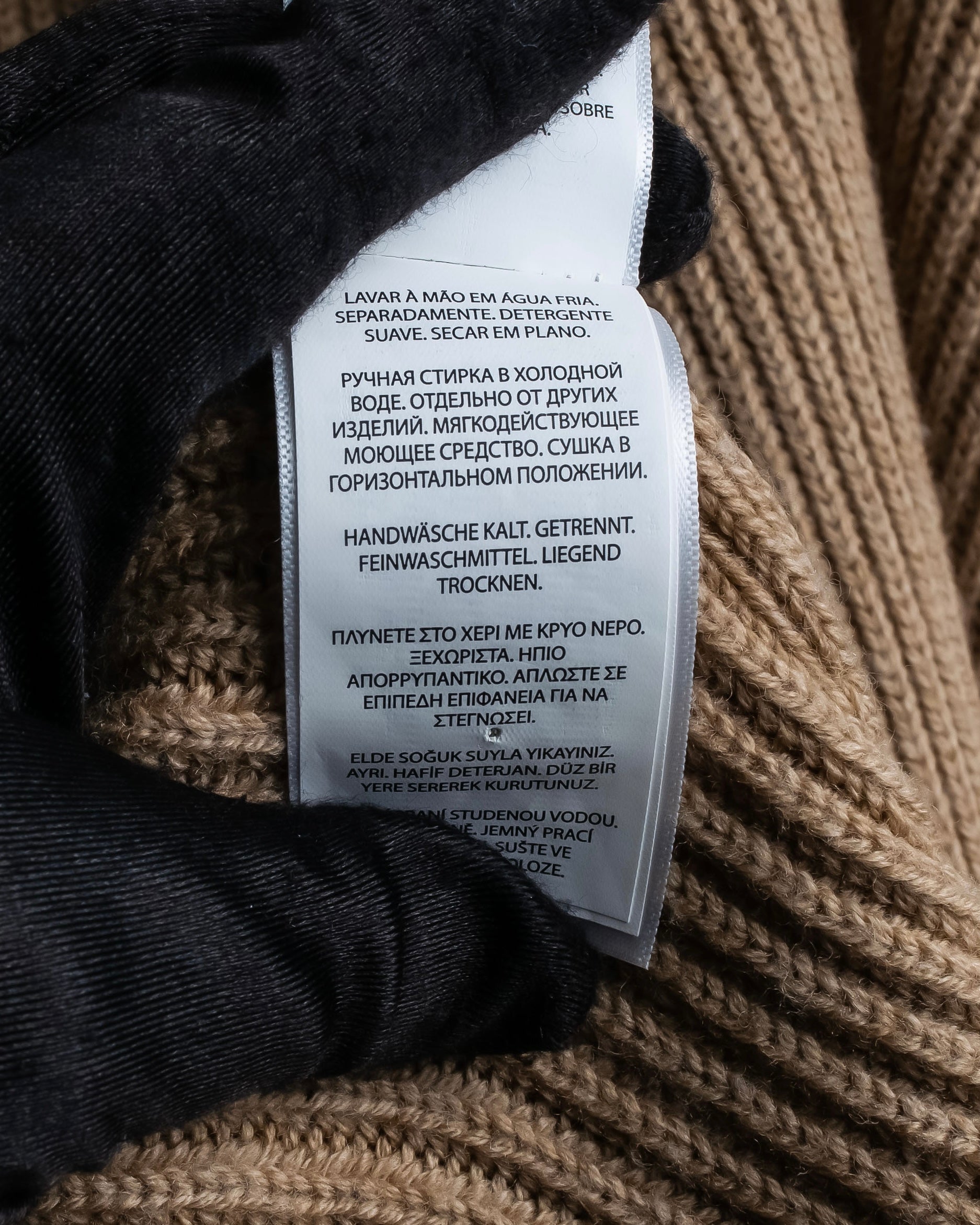 "POLO Ralph Lauren" Buckle closure design ribbed cardigan