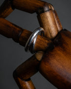 "HERMES" Vertige polished silver 925 ring