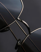 "Christian Dior" Square frame metal temple sunglasses