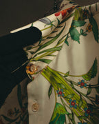 -SPECIAL- “GUCCI” 2015-2022 Botanical printed silk shirt