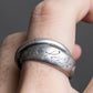 “Celine” Silver 925 engraved double ring