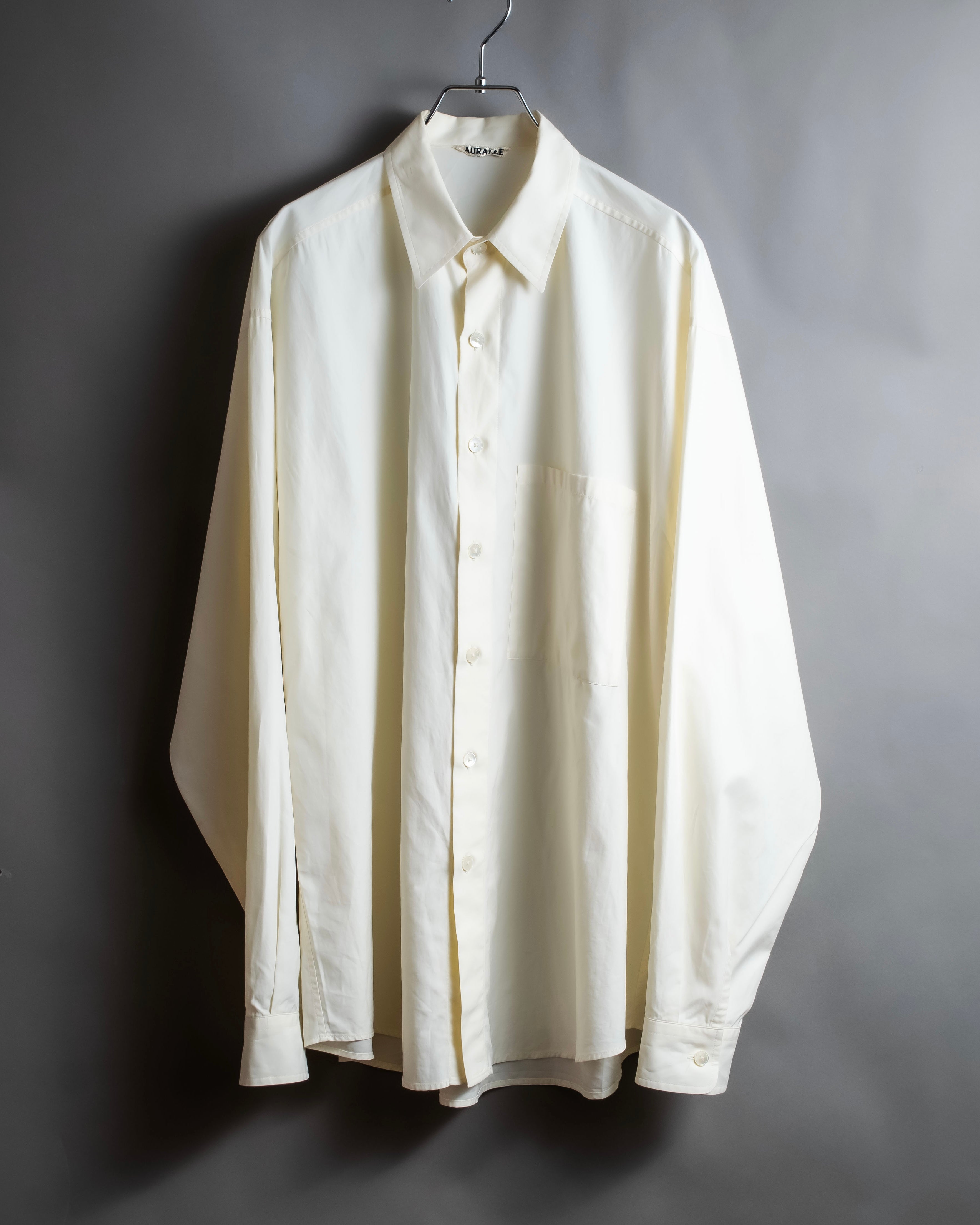"AURALEE" Oversized, high quality cotton shirt