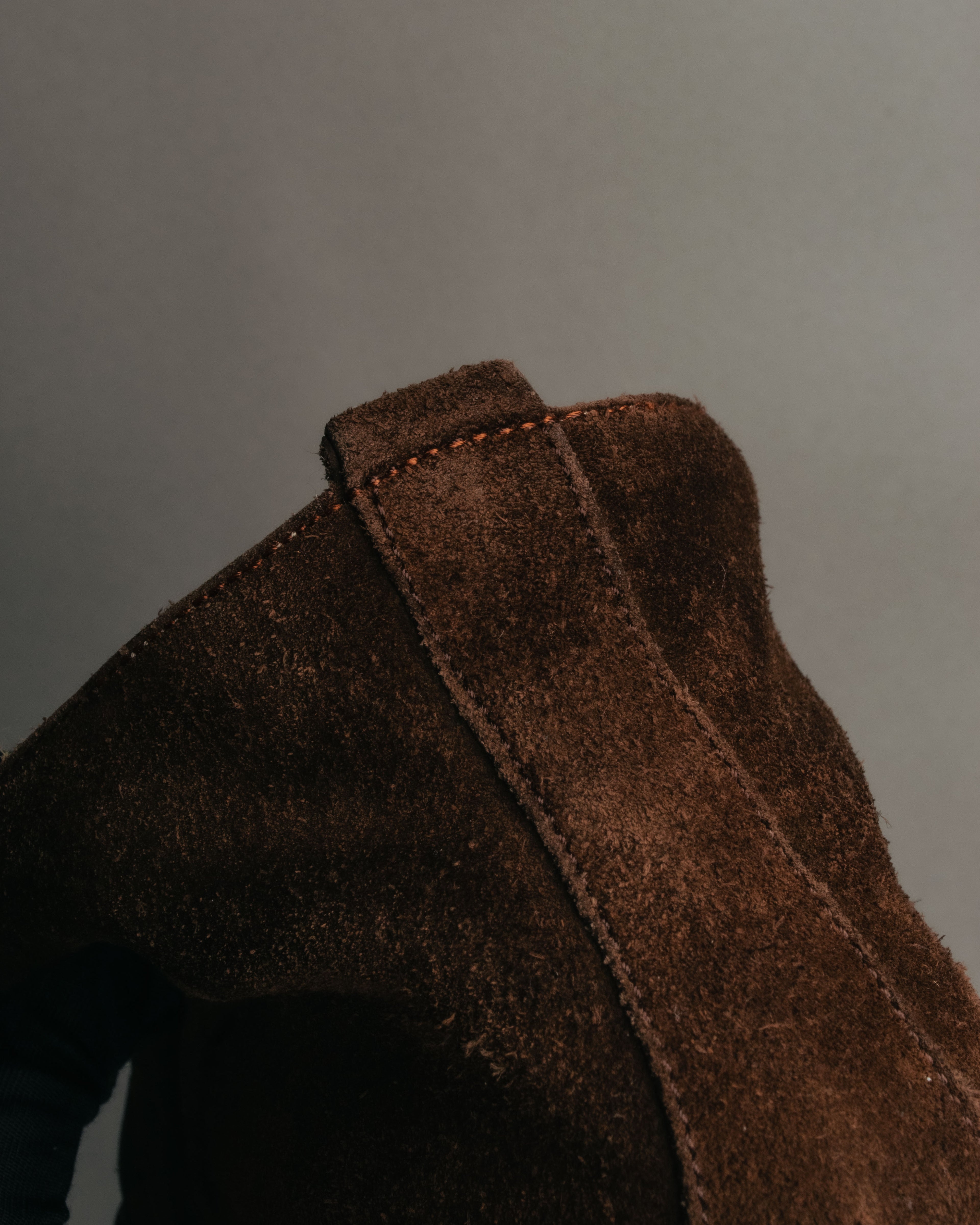 -SPECIAL- “HERMÈS” 1998-2003 Suede square toe chukka boots
