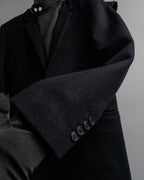 "Juun.J" Zip-up blouson docking design jacket