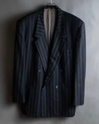 "GIANNI VERSACE" Striped classical tailored jacket