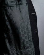 "GUCCI" 90's Tom Ford period classical tailored jacket