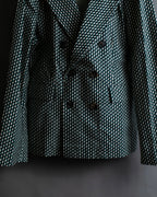 "MARNI" Geometric pattern double-breasted tailored jacket