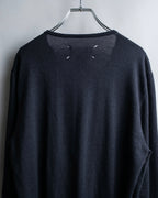 "MAISON MARGIELA"
Fur docking high gauge knit