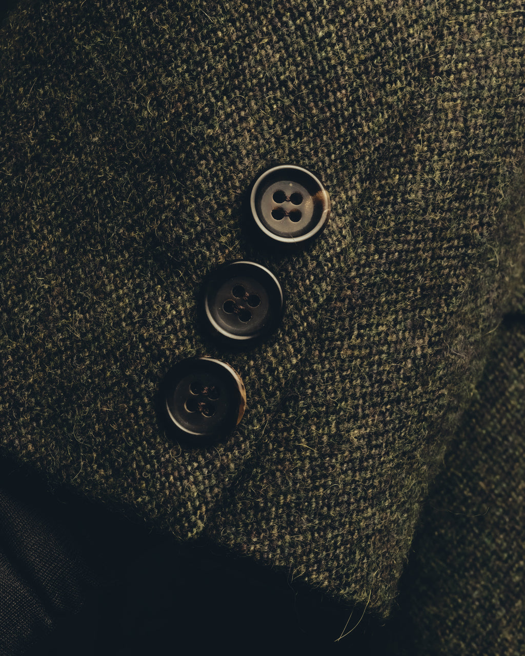"BURBERRY LONDON" 00's-10's Classic wool tweed coat