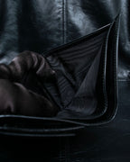 "GUCCI" Canvas and leather bi-fold wallet