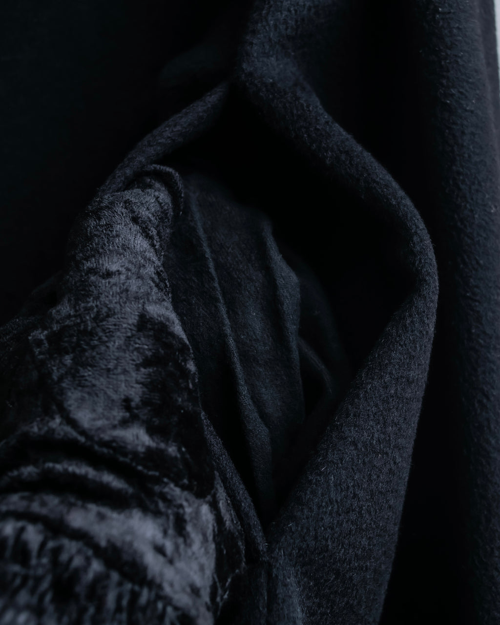 "Max Mara" Stand neck fly front mid length coat