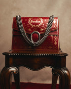 -SPECIAL- "GUCCI" 2010's-20's Collectible gucci garden embellished leather dionysus chain shoulder bag