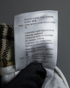 "GUCCI" Brushed check pattern tapered pants