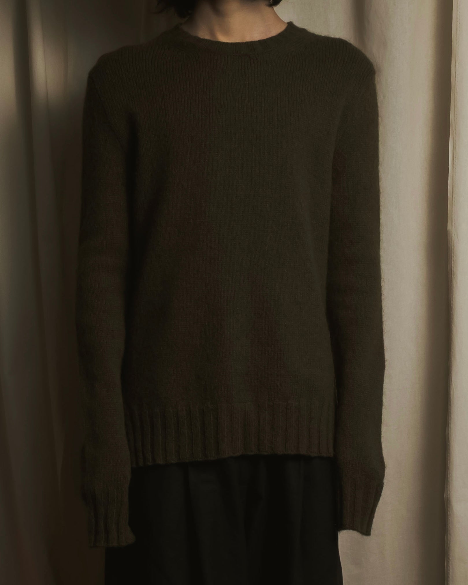 "Jil Sander+" 24AW Soft brushed crew neck knit
