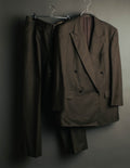 "BURBERRY LONDON" 00's-10's Classic striped double-breasted wool suit