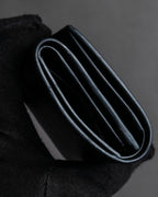 "CELINE" Crossgrain leather tri-fold wallet