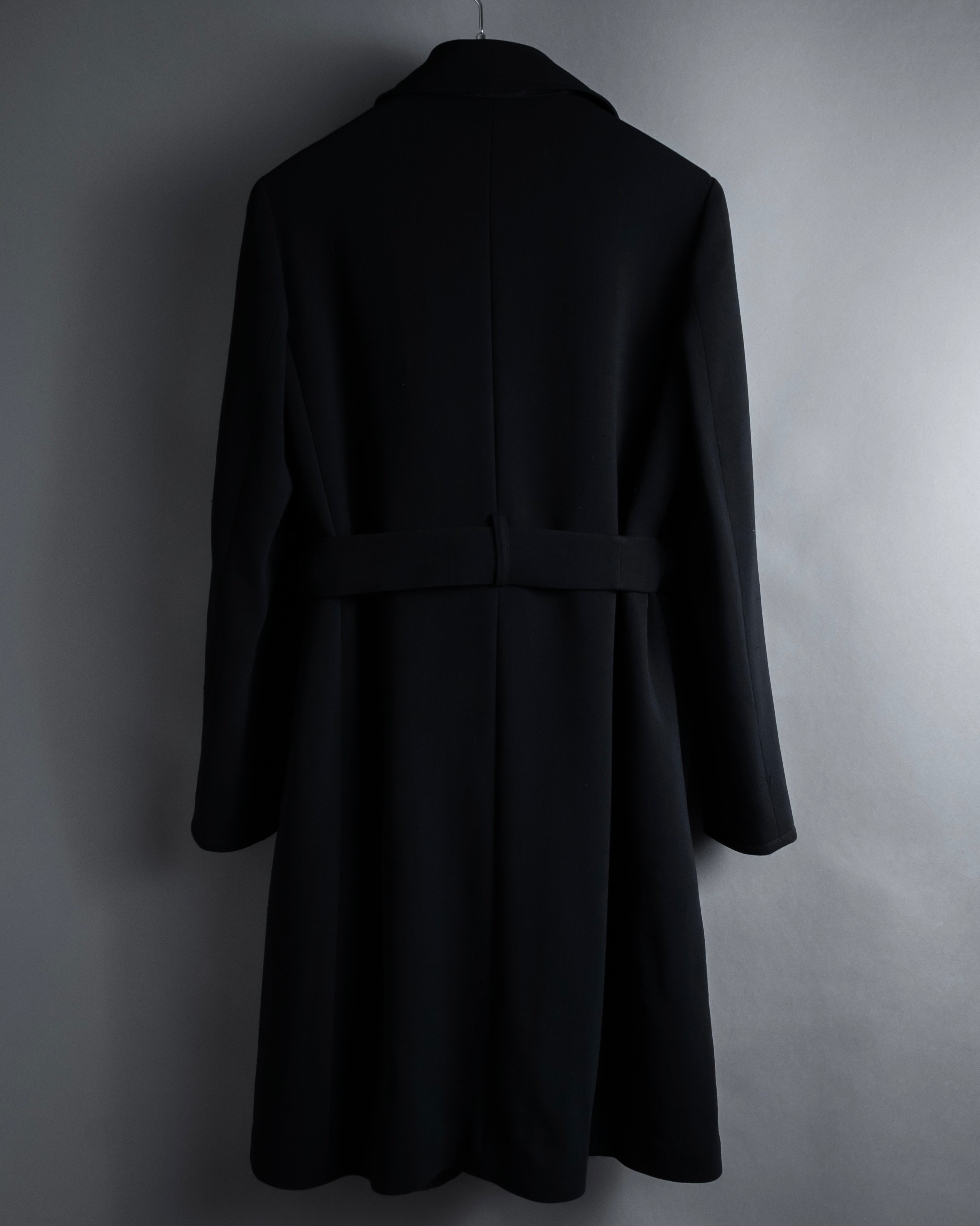 "Max Mara" Reversible belted collar coat