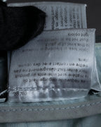 "CHANEL" Coco Mark button detail washed flared denim