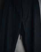 "Maison Margiela" 2016AW drawstring wool tailored slacks