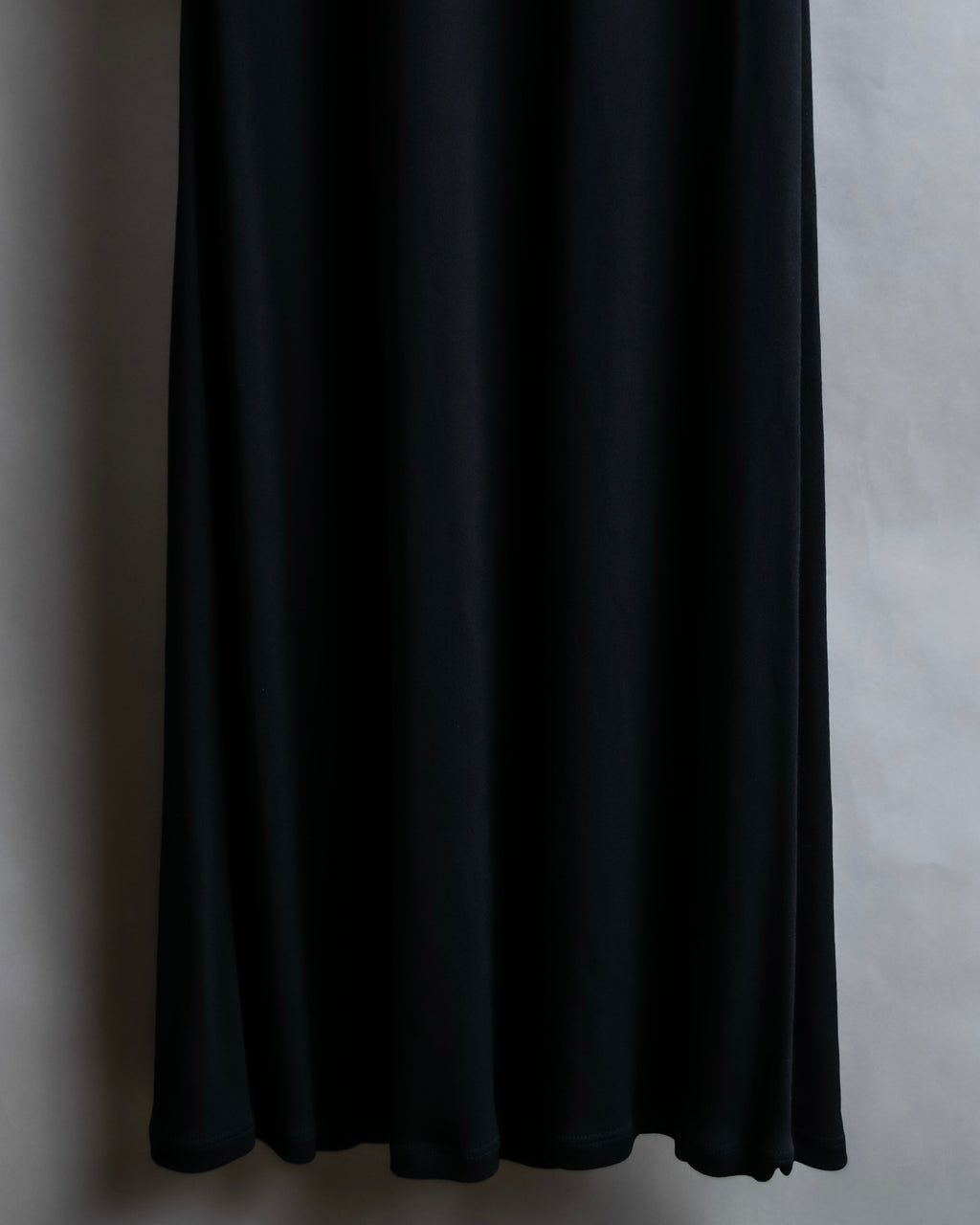 "GIANNI VERSACE" Tassel lace-up design A-line silhouette black dress