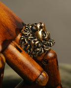“GUCCI” 2010’s-20’s lion head sculptural ring