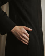 Abrigo con cuello de piel súper largo de los años 90-00 de MAX&Co.